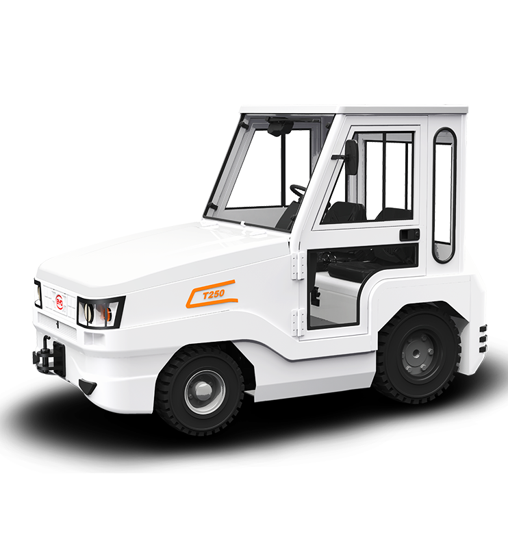 廠內電動牽引車比亞迪25T座駕式長頭牽引車